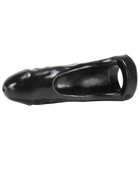 Thug Silicone Double F'er Strapless Dildo 8" - Black