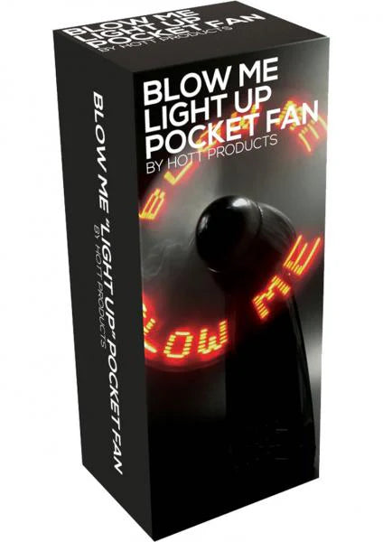 Blow Me Light Up Pocket Fan