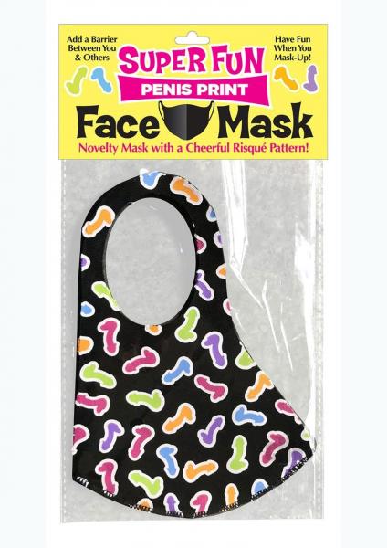 Super Fun Penis Print Mask
