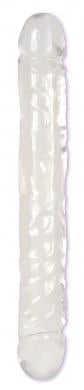 Jellies Jr 12" Double Dong - Clear
