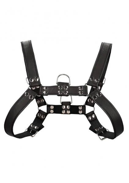 Chest Bulldog Harness - Black/black - S/m