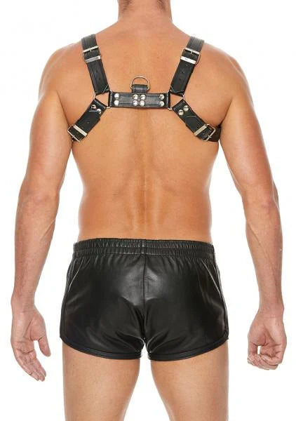 Chest Bulldog Harness - Black/black - S/m