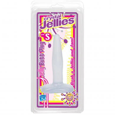 Crystal Jellies Jelly Butt Plug Small - Clear