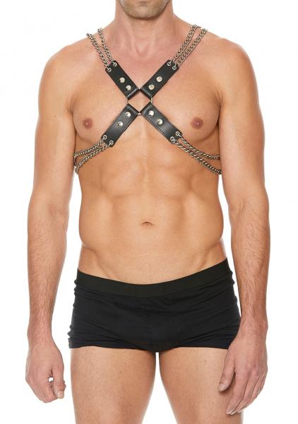 Chain And Chain Harness - Black