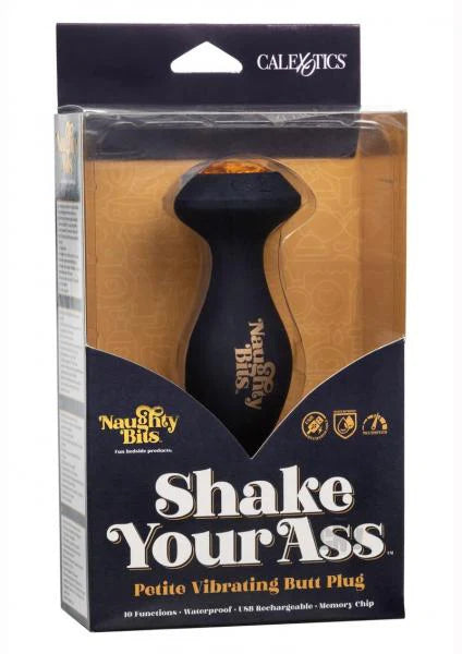 Naughty Bits Shake Your Ass Petite Vibrating Butt Plug