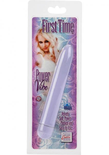 First Time Power Vibe Waterproof 6 Inch Purple