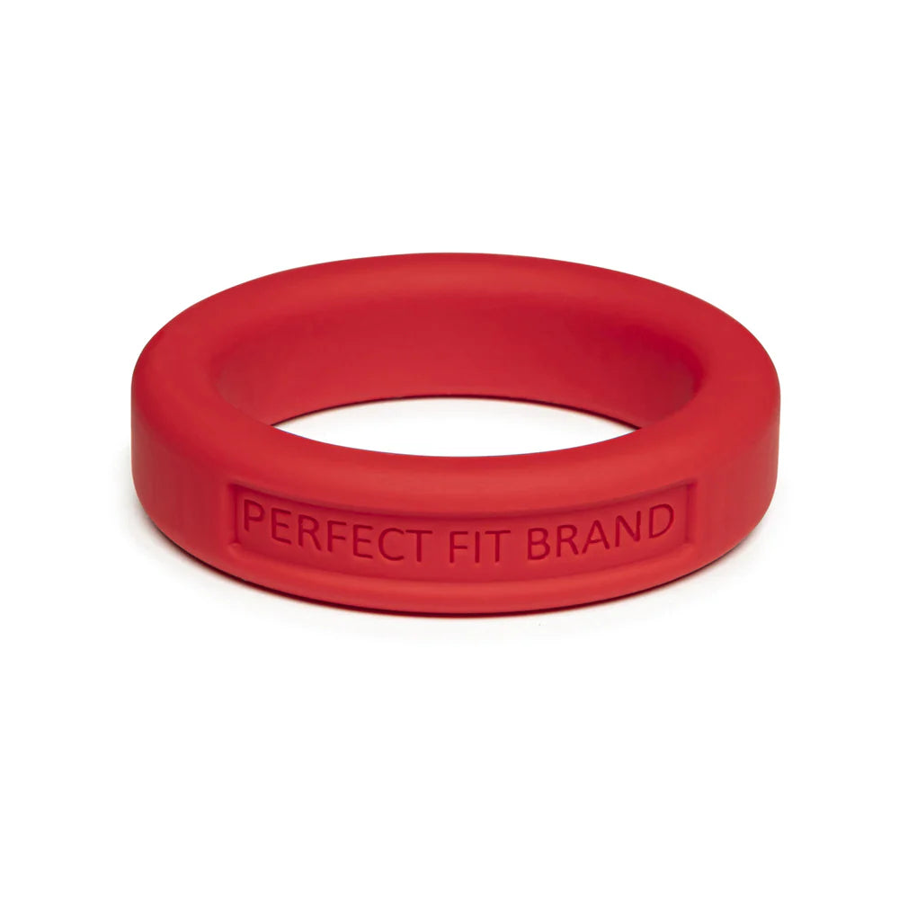 Classic 1.4 (36 mm) Silicone Med. Stretch Penis Ring Red