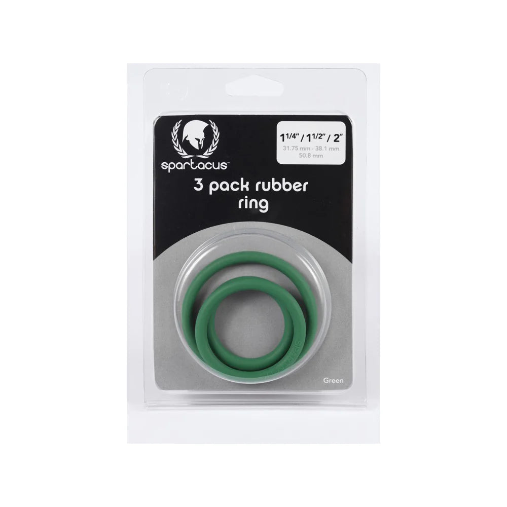 Rubber C-Ring Set 1.25 1.5 2 - Green