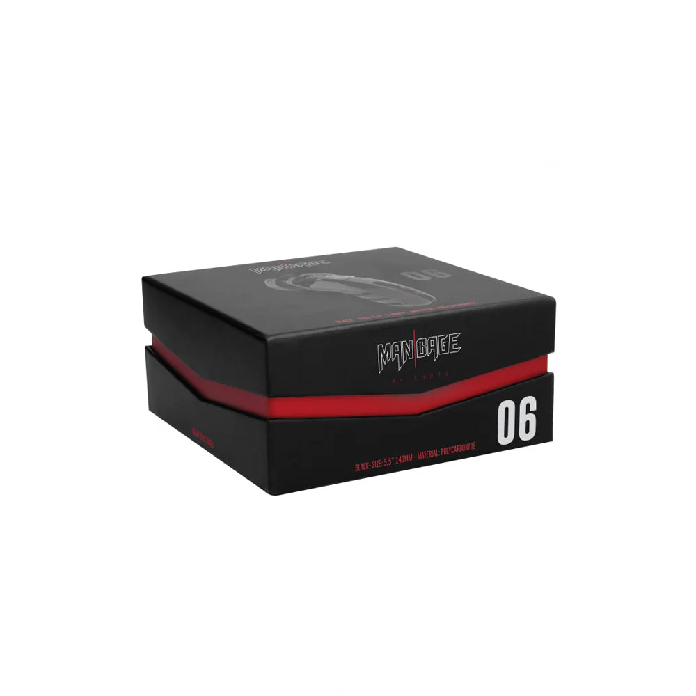 Mancage Model 06 Chastity 5.5'' Cock Cage Black