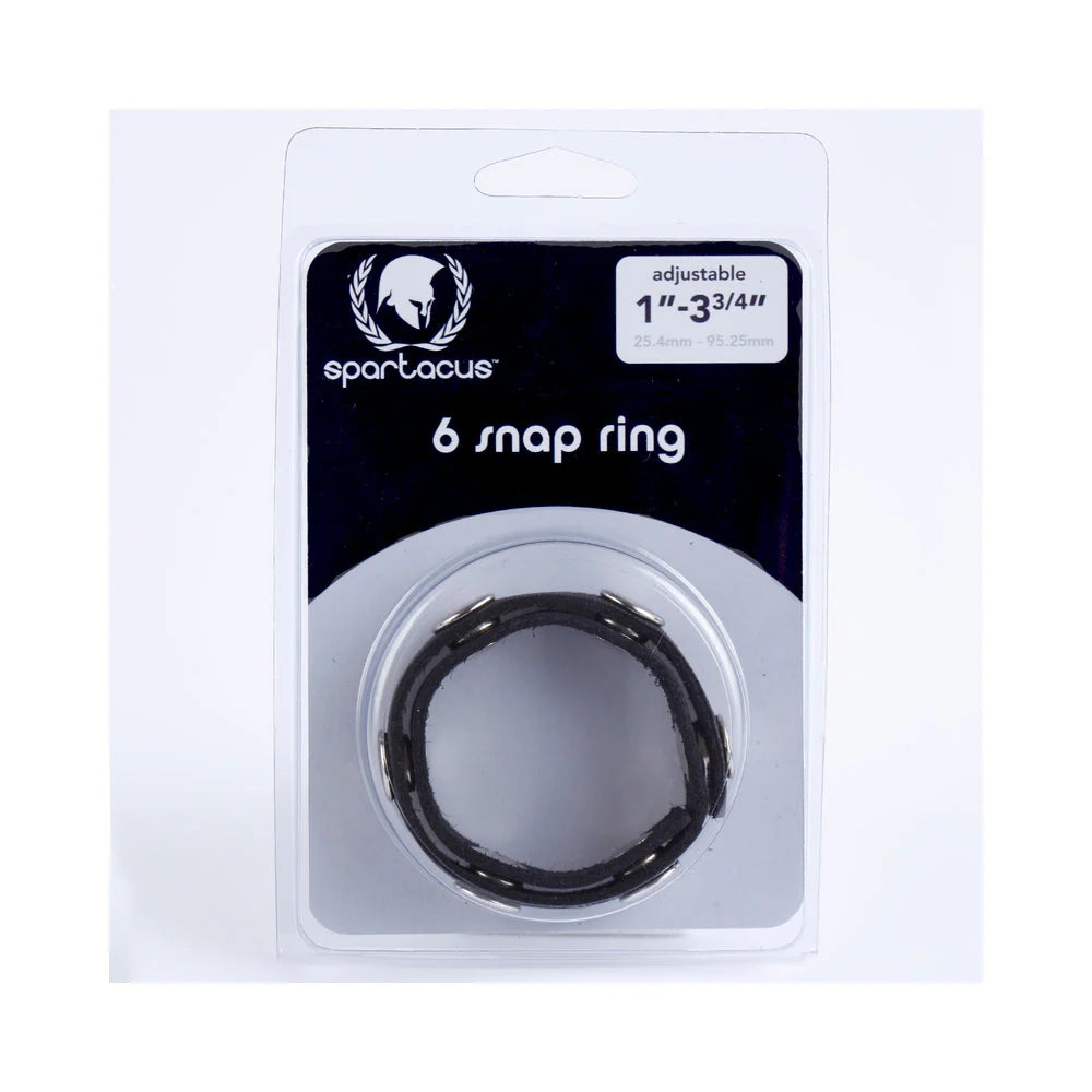 Spartacus Six Speeds Leather Cock Ring