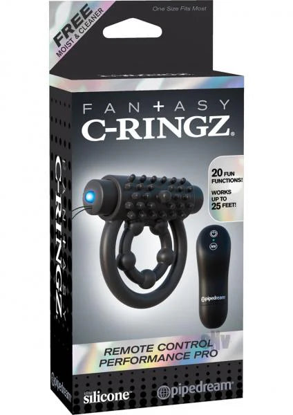 Fantasy C-Ringz Remote Control Performance Pro Black