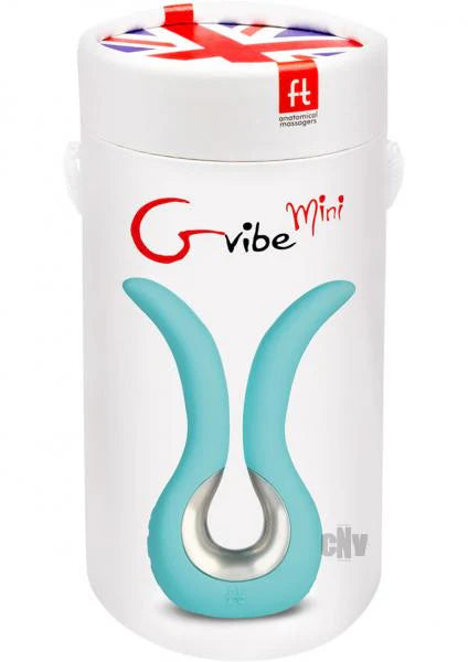 G Vibe Mini Rechargeable Massager Tiffany Mint