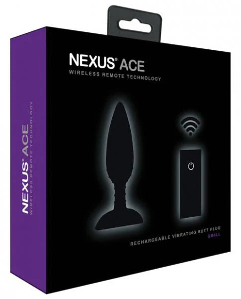 Nexus Ace Remote Control Vibe Plug Small Black