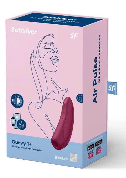 Satisfyer Curvy 1+ Rose Red W/ App