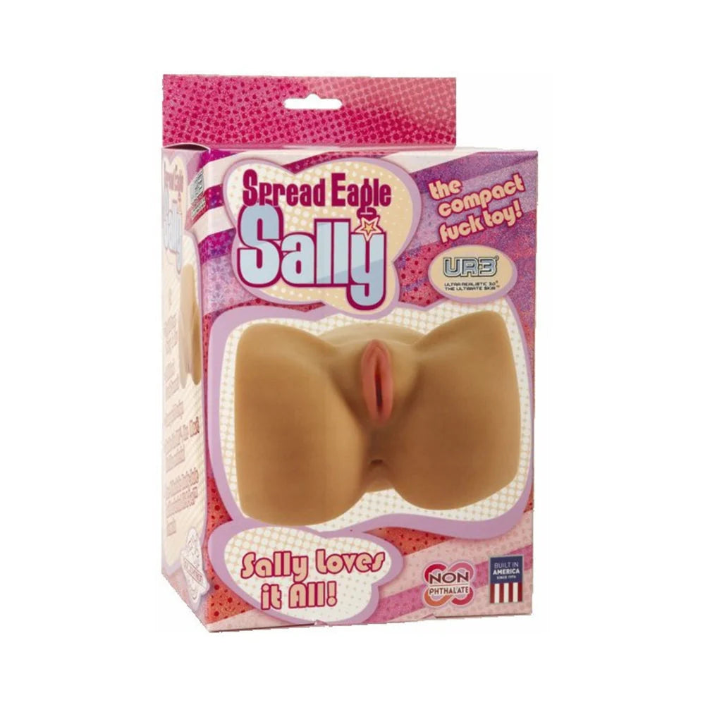 Spread Eagle Sally Compact Masturbator Beige