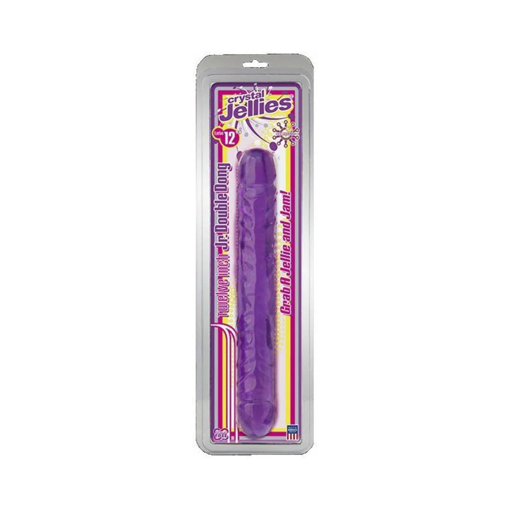 Jellies Jr 12" Double Dong - Purple