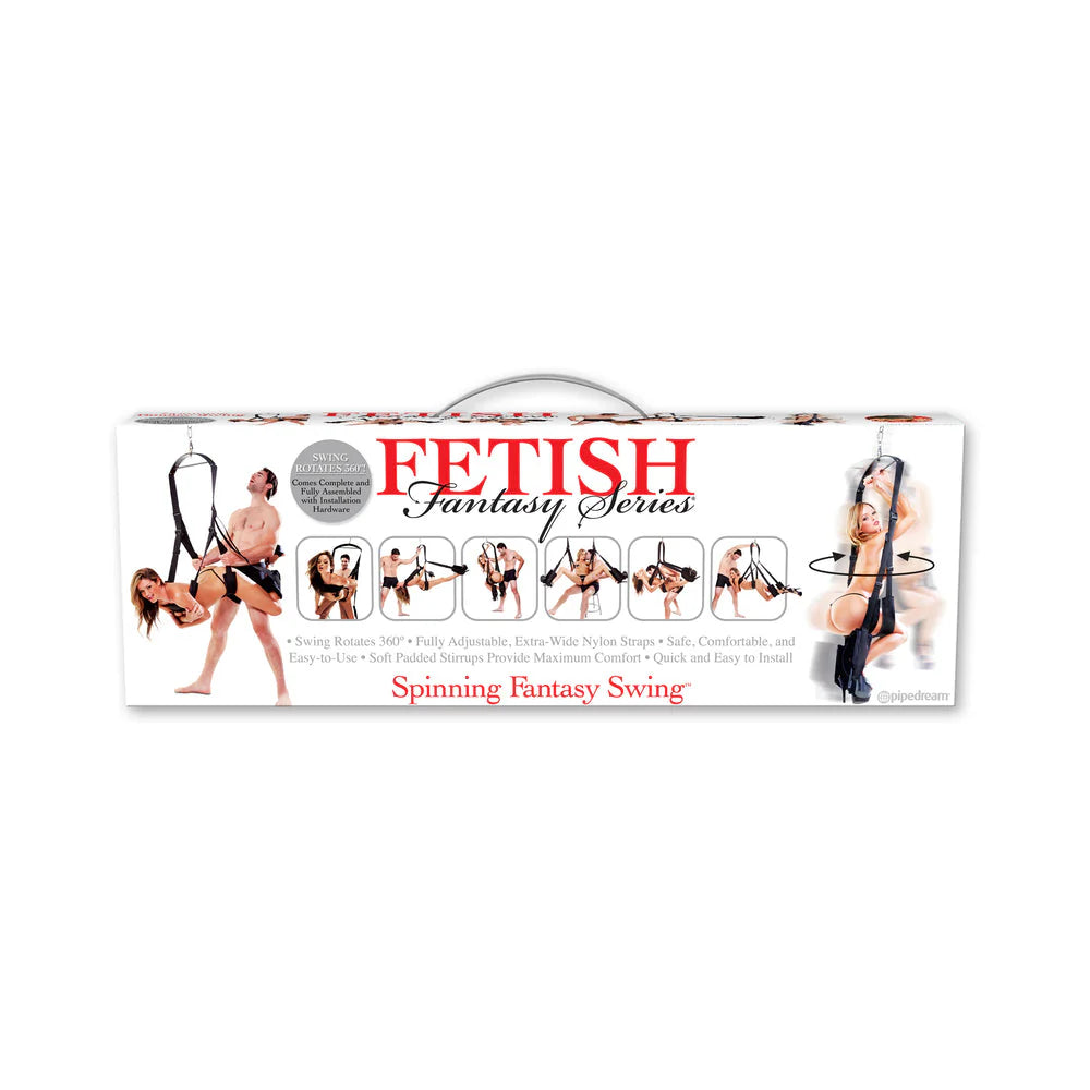Fetish Fantasy Spinning Fantasy Swing Black