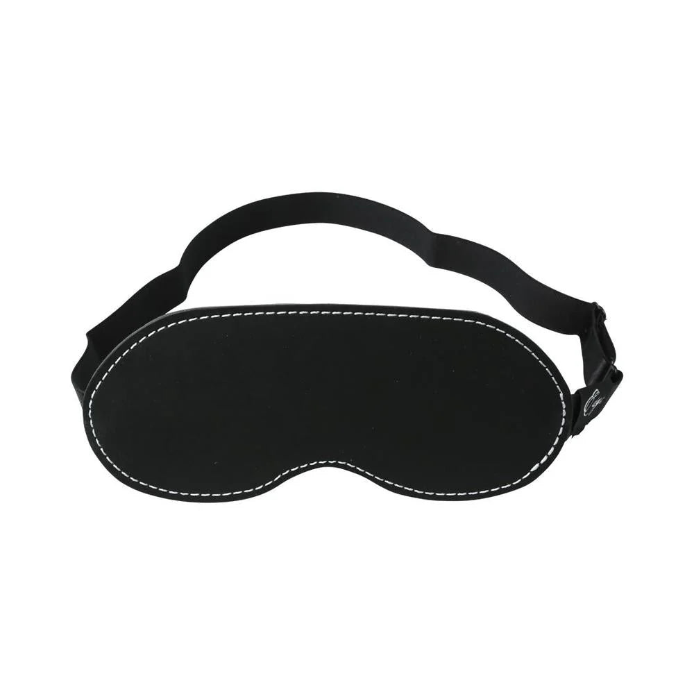 Edge Leather Blindfold Black OS