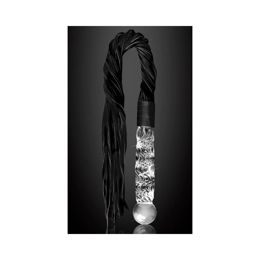 Icicles No 38 Glass Handle Cat O Nine Tails Whip