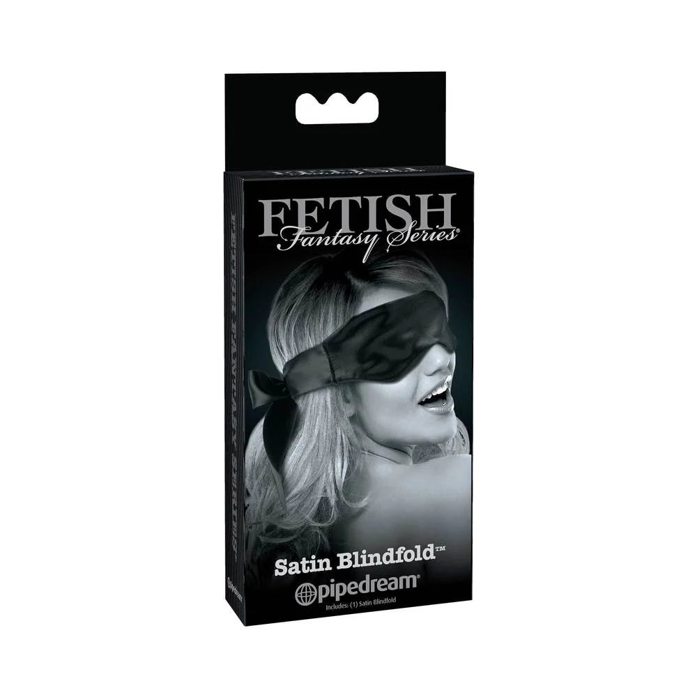 Fetish Fantasy Black Satin Blindfold OS