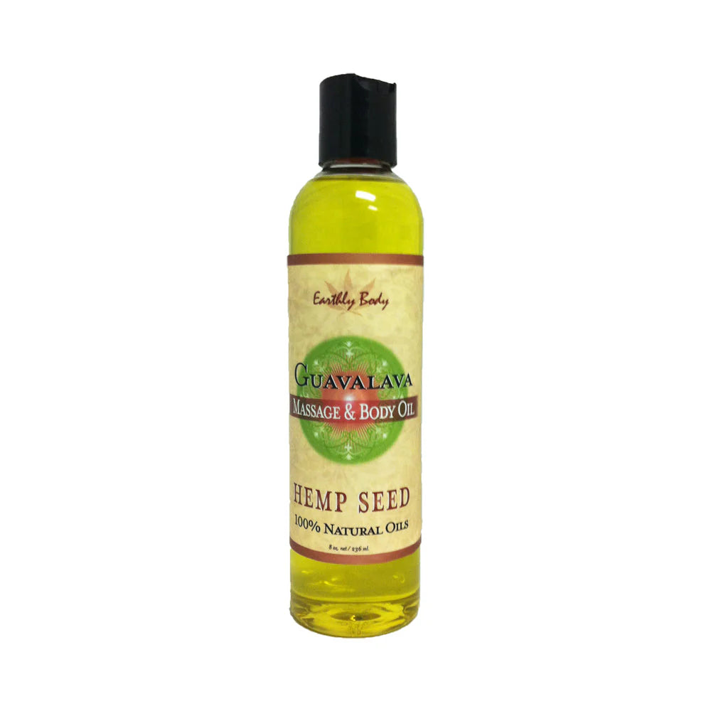 Earthly Body Massage Oil Guavalava 8oz