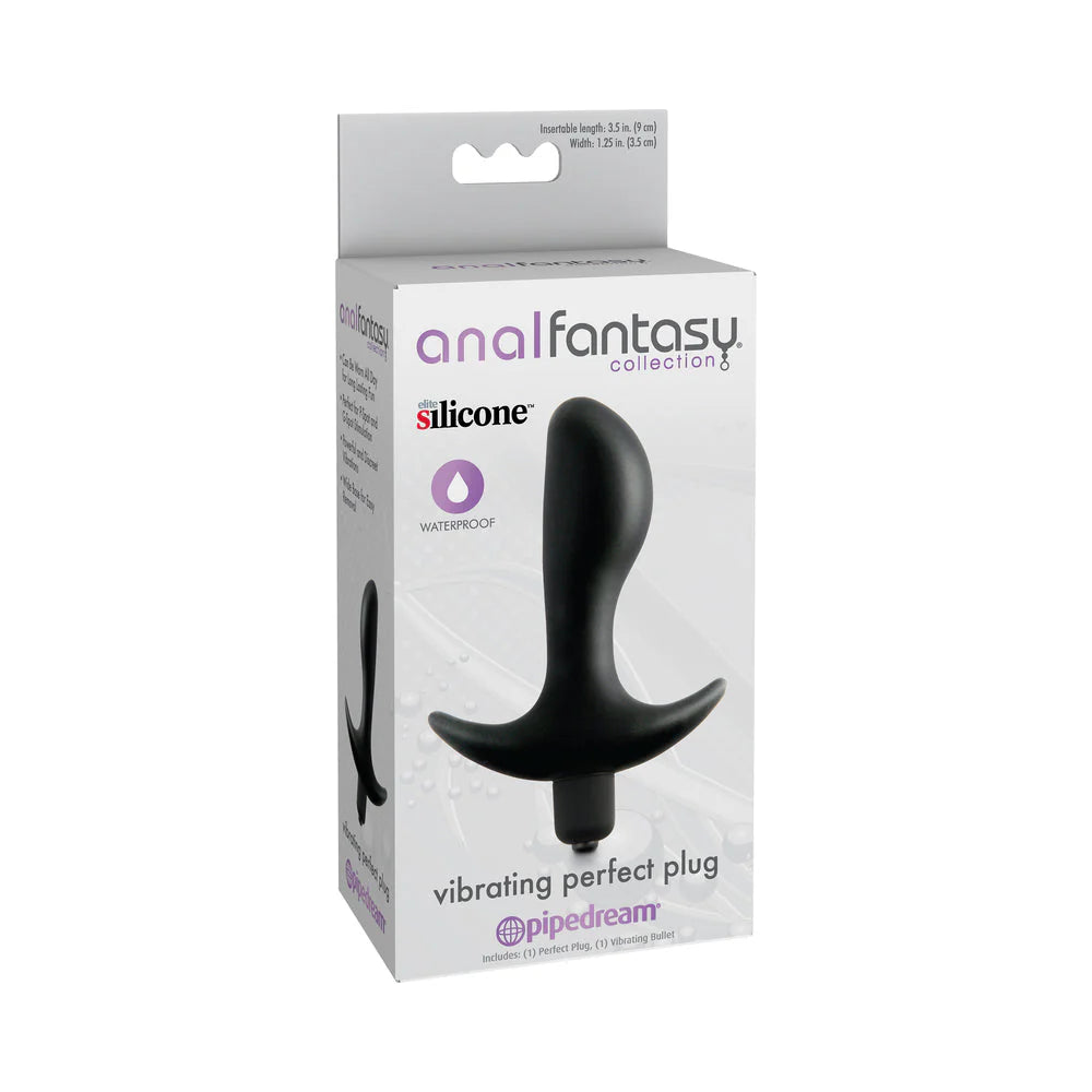 Anal Fantasy Vibrating Perfect Plug Black