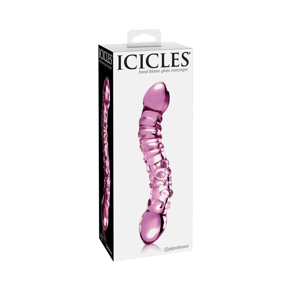 Icicles No. 55 Pink Glass Massager