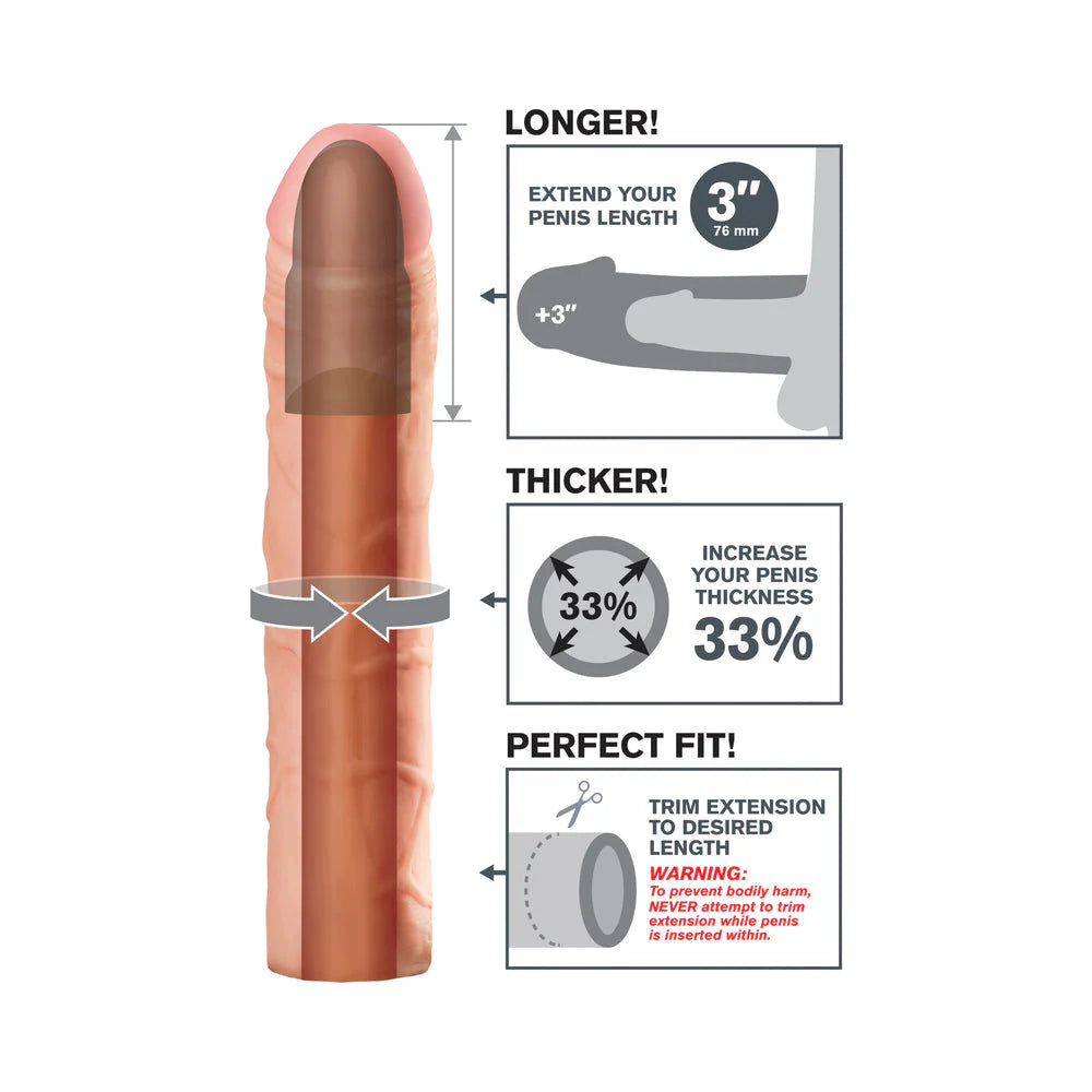 Perfect 3 Inches Extension - Beige