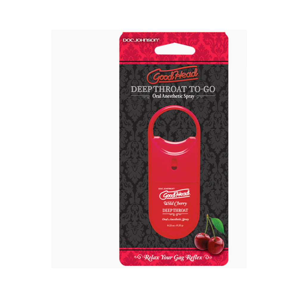 Goodhead To Go - Deep Throat Spray .33oz. Wild Cherry