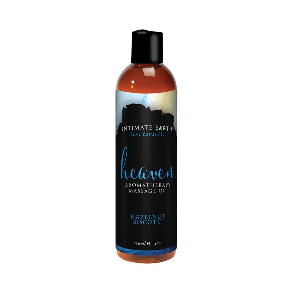 Intimate Earth Heaven Hazelnut Biscotti Massage Oil 4oz