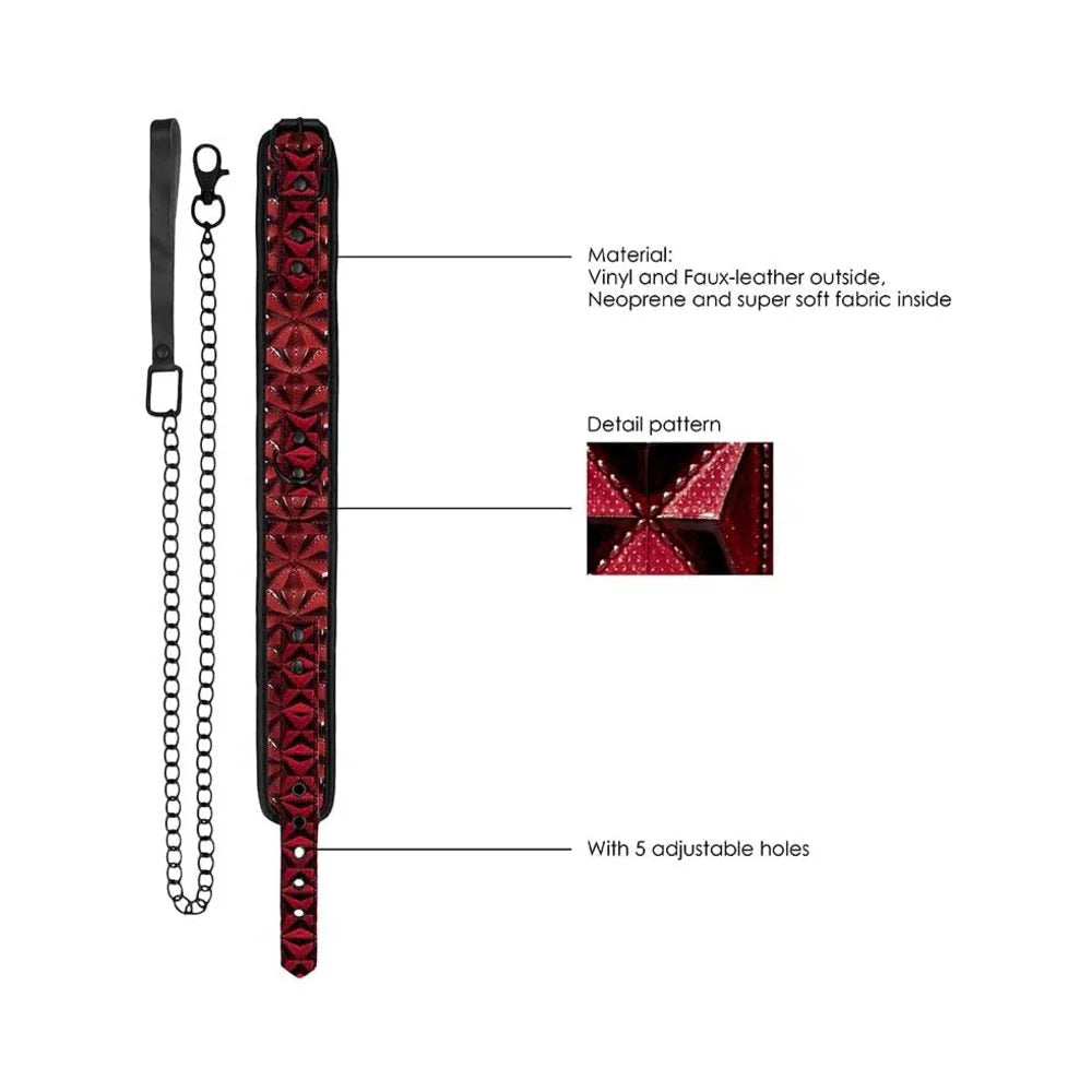 Luxury Collar With Leash