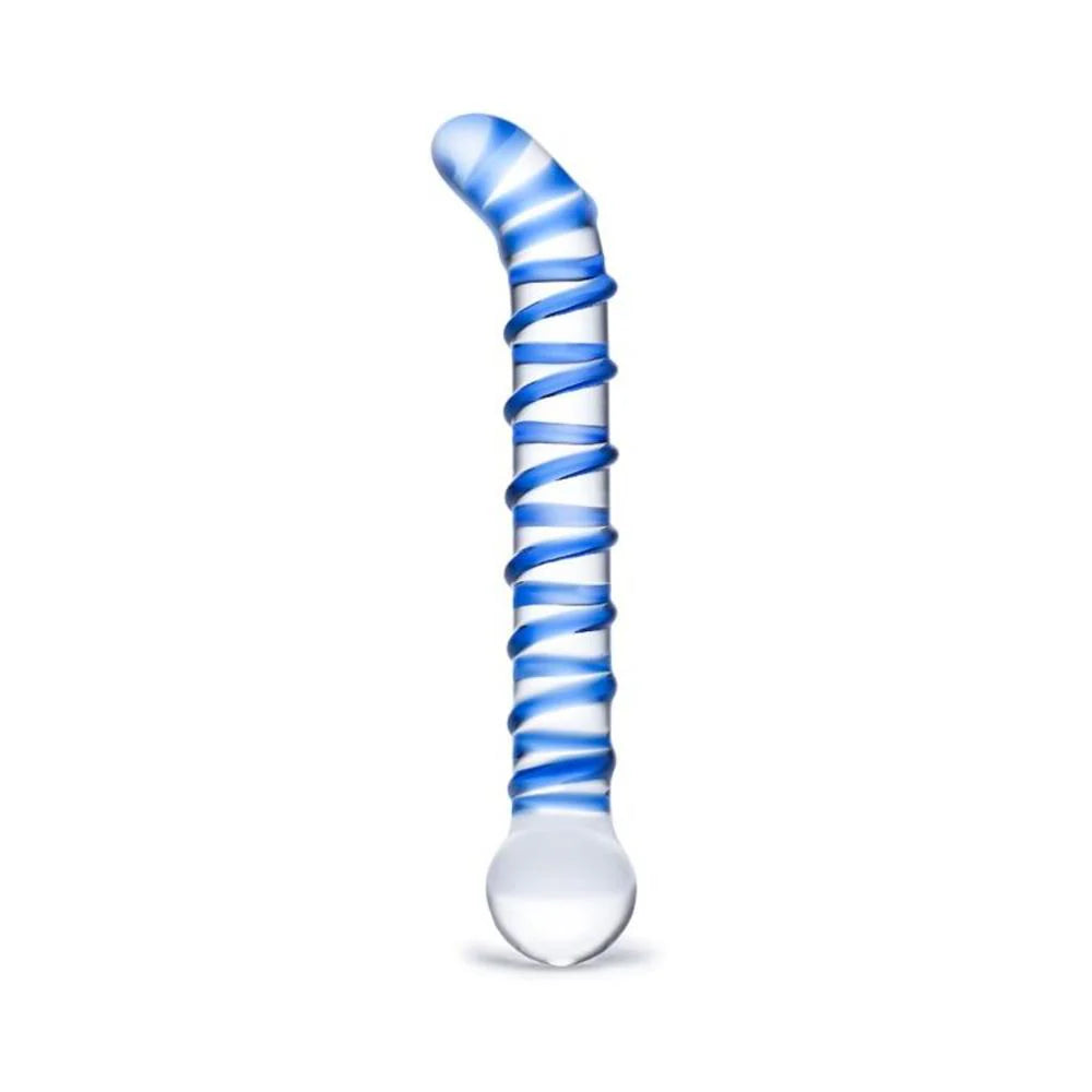 Mr.  Swirl 6.5" Glass Glass Dildo