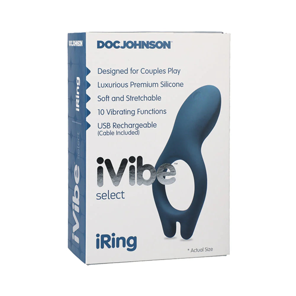Ivibe Select Iring Marine Blue Vibrating Cock Ring