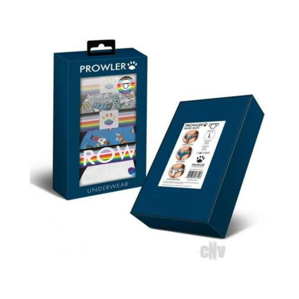 Prowler Pride Brief Coll 3pk Lg