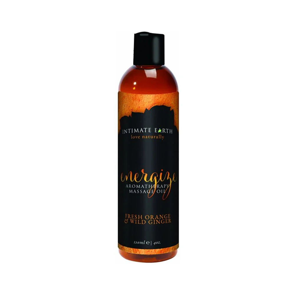 Intimate Earth Energize Massage Oil 4oz