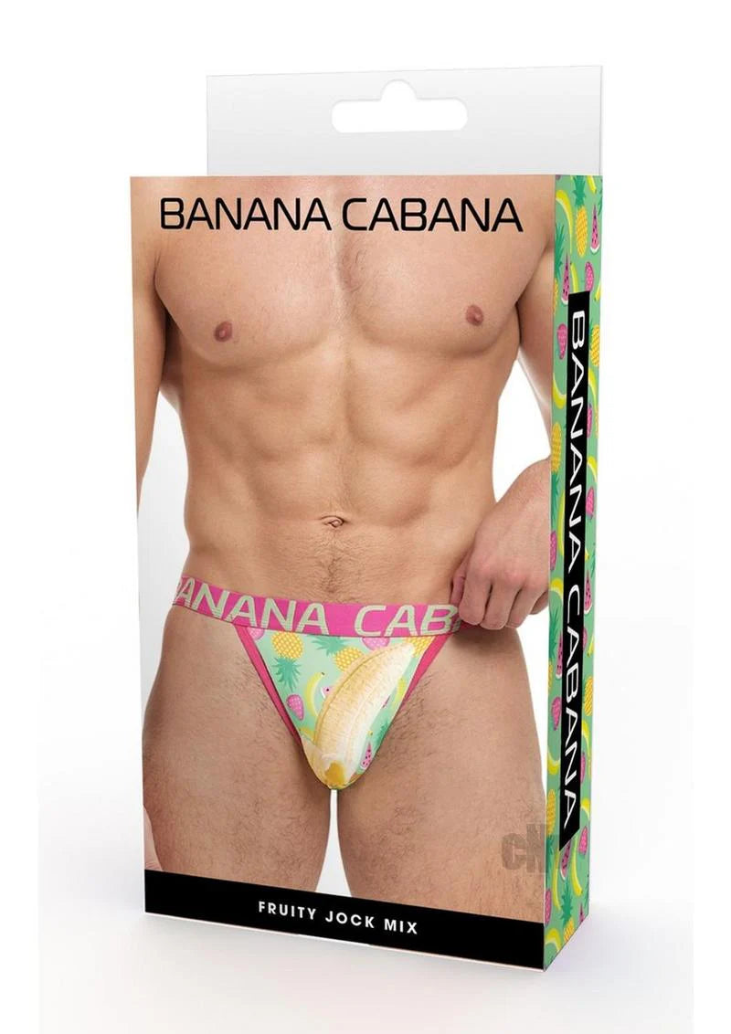 Banana Cabana Jock Fruit Md/lg Multi