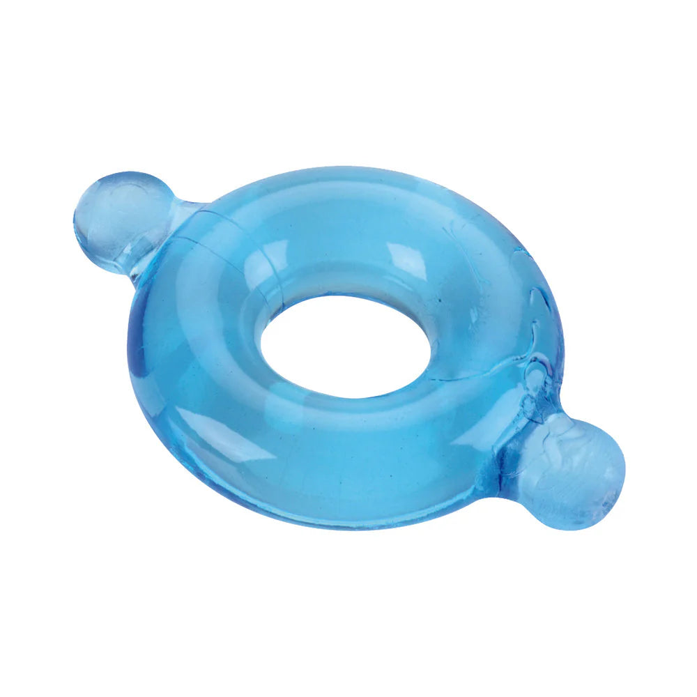 Elastomer Cock Ring (blk,blu,clr/3)