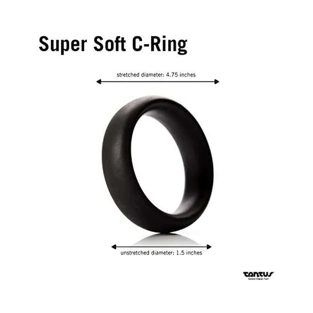 Tantus Super Soft C-ring - Black