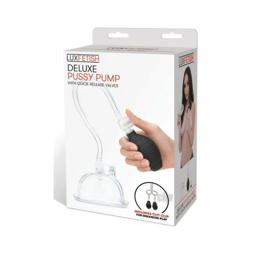 Lux Fetish Deluxe Pussy Pump With Quick-release Valves