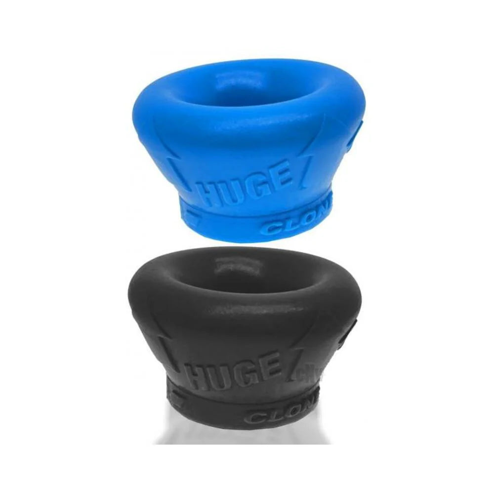Oxballs Clone Duo Huge 2-pack Ballstretcher Silicone Marine Huge Blue/black