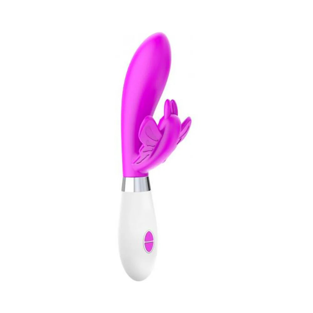 Luna Neon Alexios Ultra-soft Silicone Dual Stimulator Fuchsia