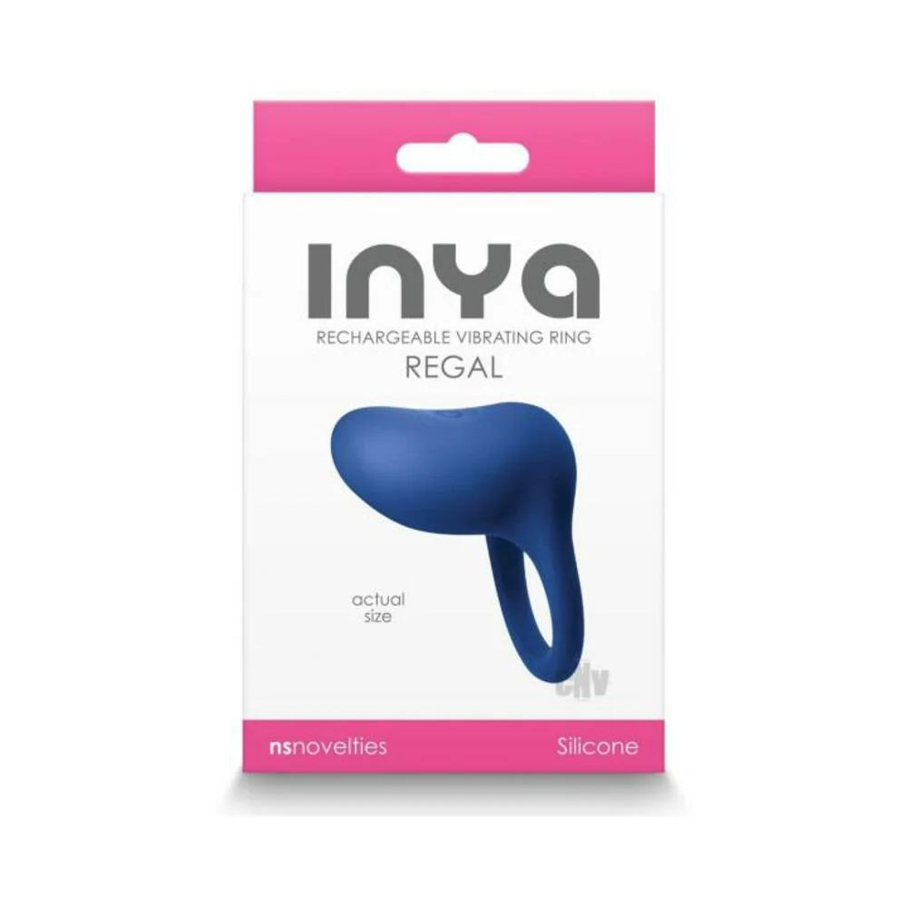 Inya Regal Vibrating Ring Blue