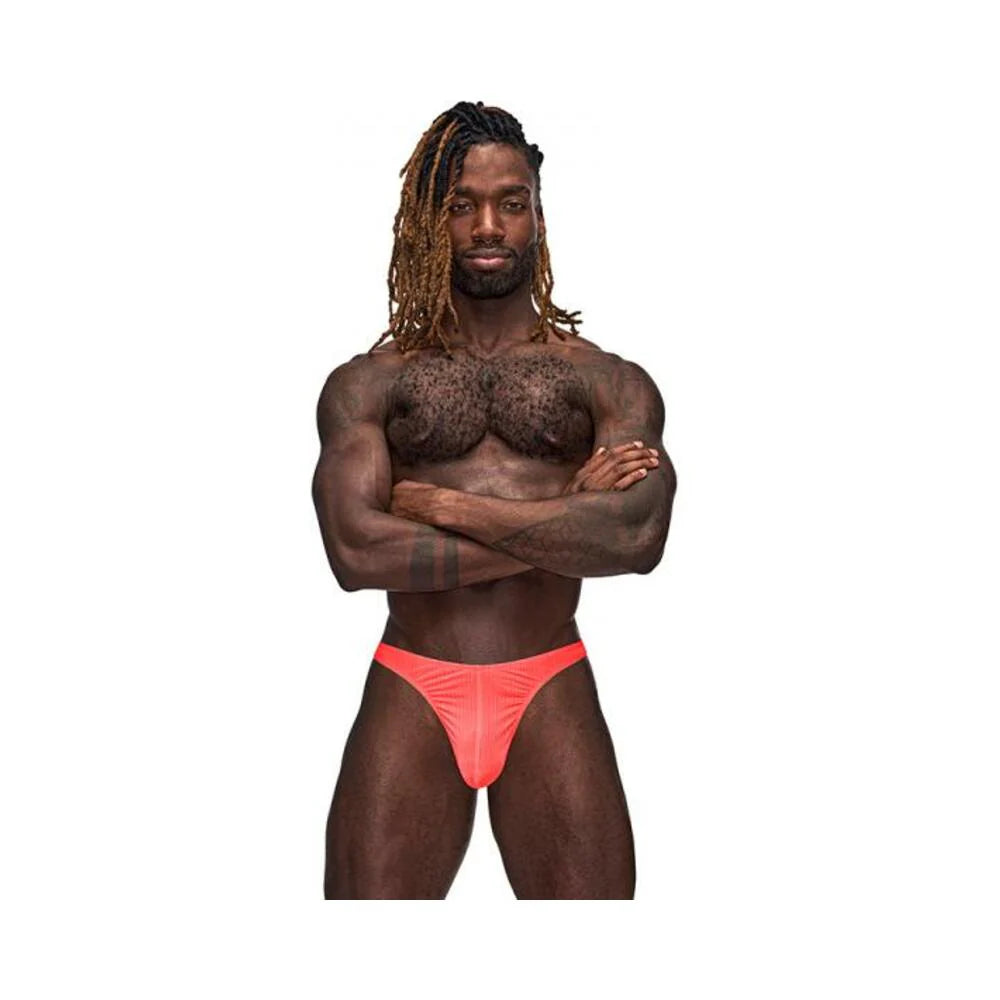 Mp Barely There Bong Thong Coral L/xl