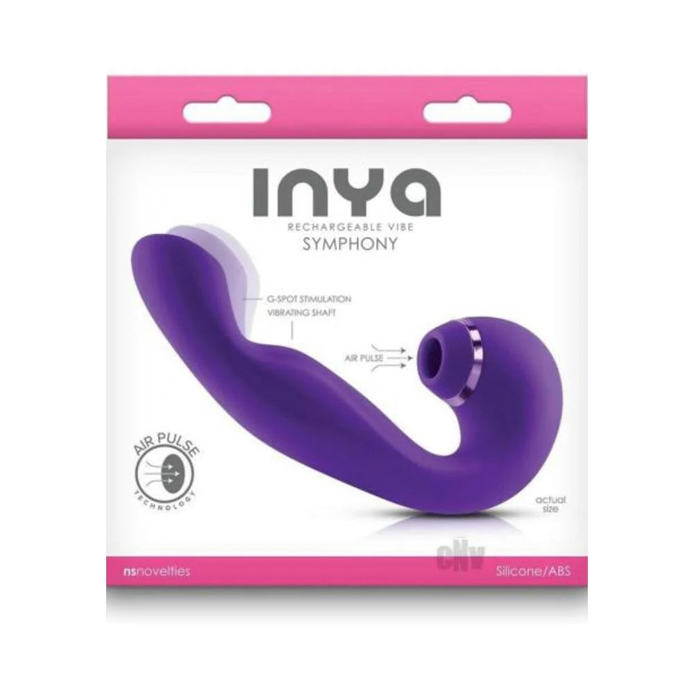 Inya Symphony Suction Dual Stimulator Purple