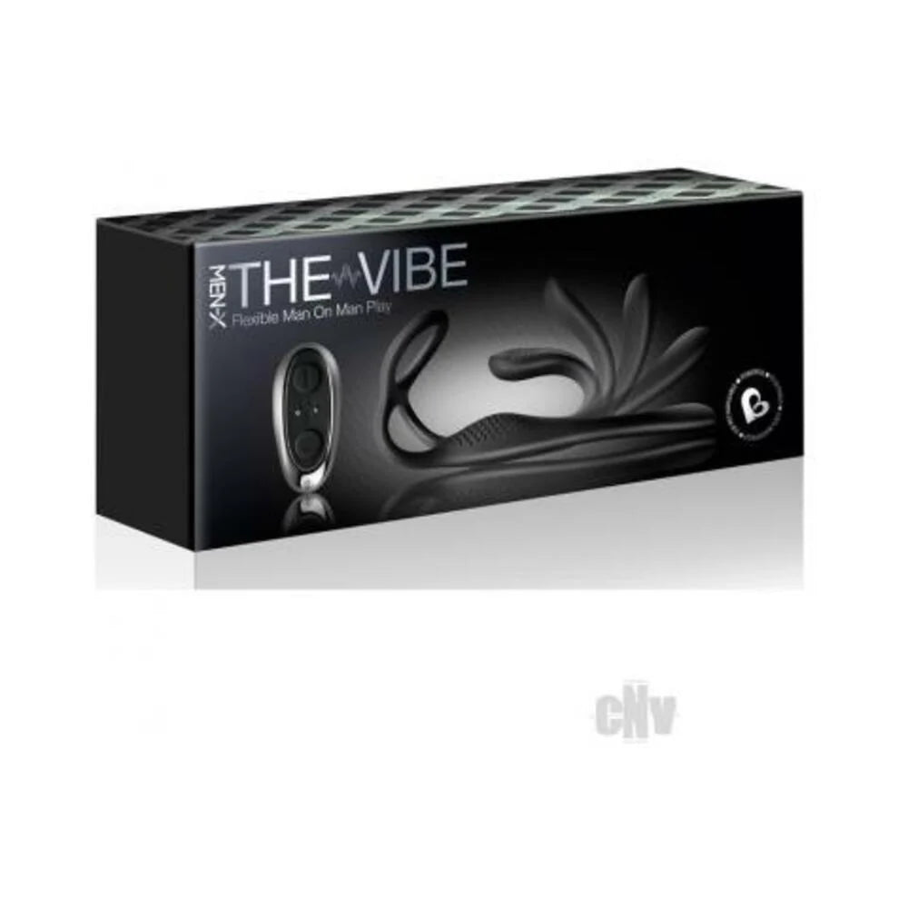 The-vibe C-ring And P-spot Stimulator Black