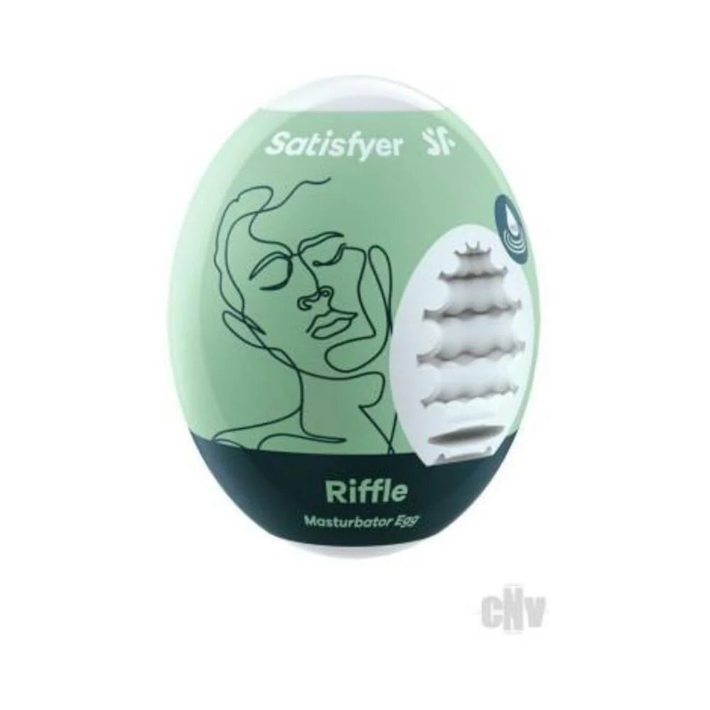 Satisfyer Masturbator Egg Riffle Green