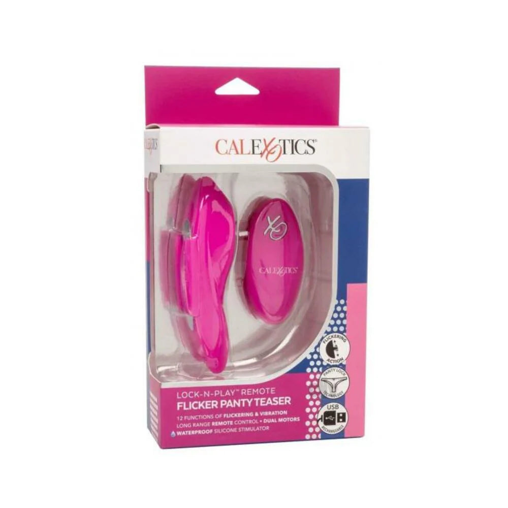 Lock N Play Remote Flicker Panty Pink