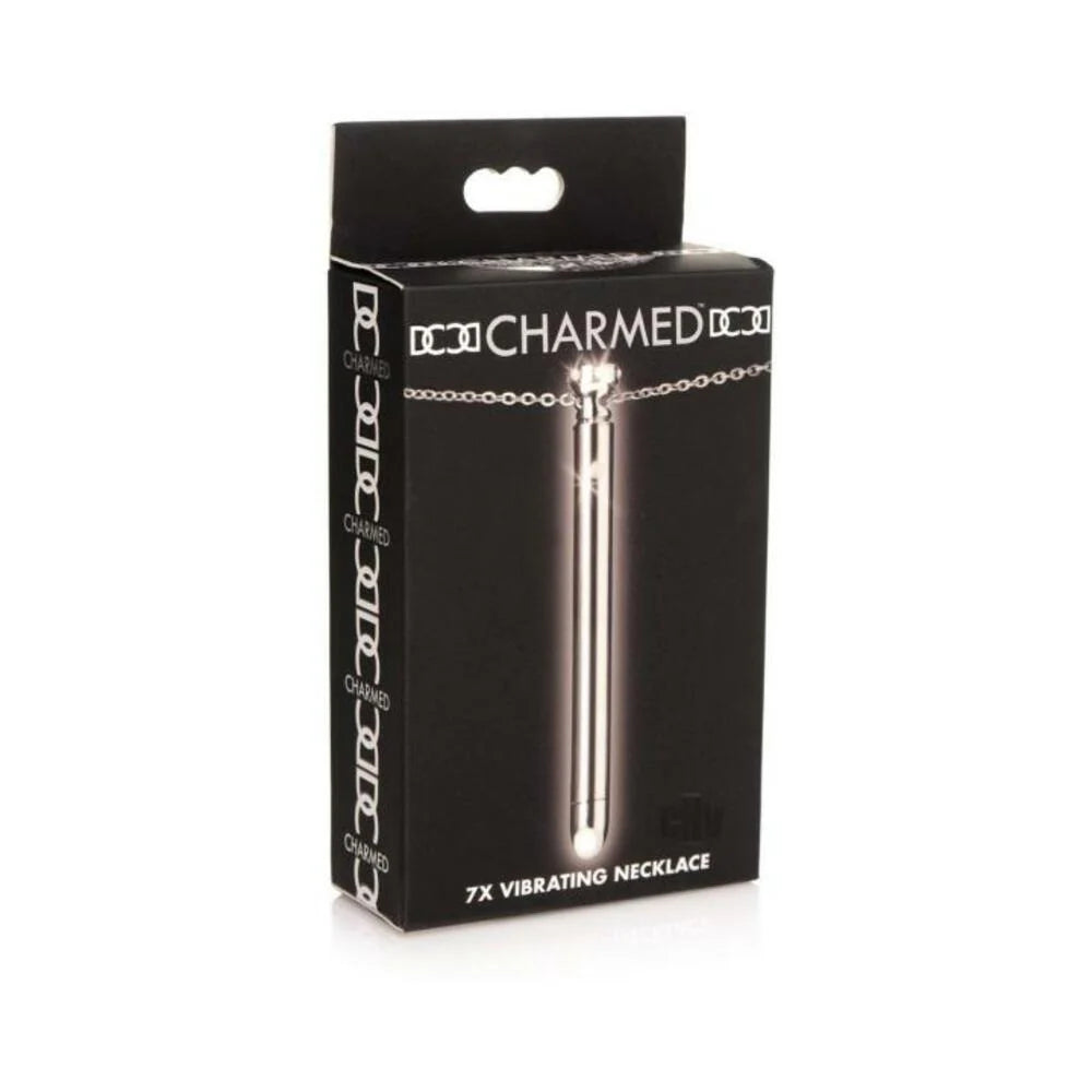 Charmed 7x Vibrating Necklace Silver