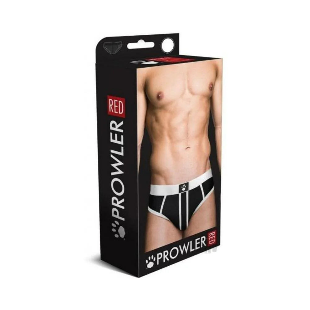 Prowler Red Ass Less Brief Wht Xl