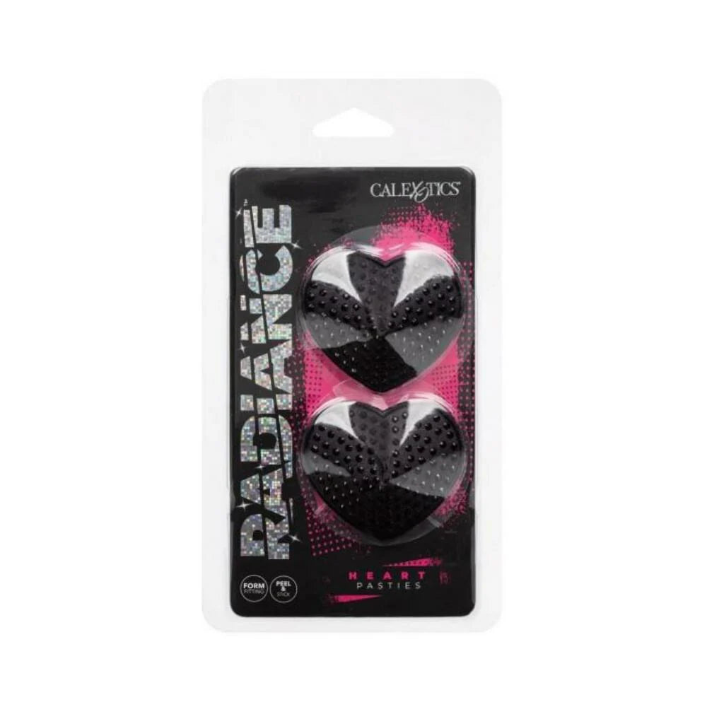 Radiance Heart Pasties Black
